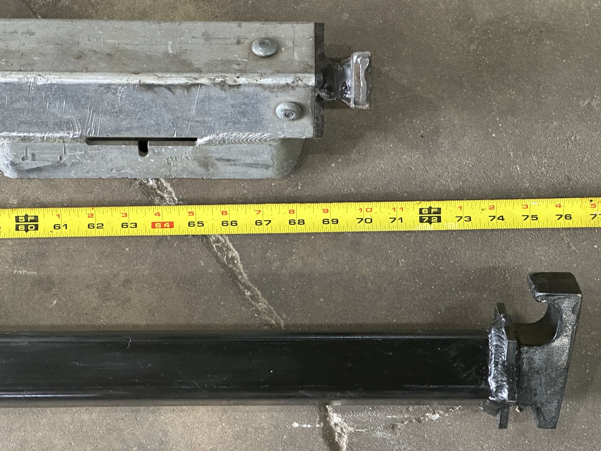 Collins Aluminum SLX Dolly with 4.80 tires on steel rims and 90in Maverick Hybrid axles