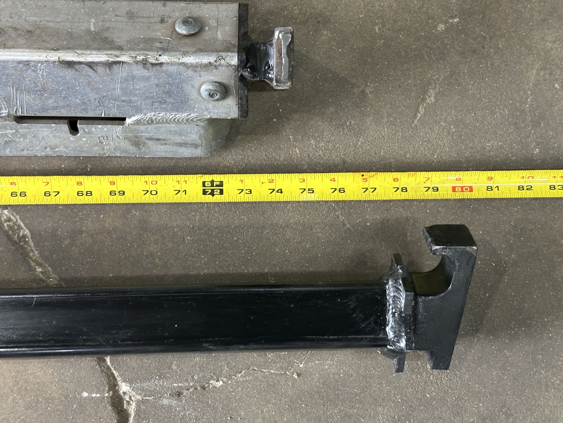 Collins Aluminum SLX Dolly with 4.80 tires on steel rims and 90in Maverick Hybrid axles