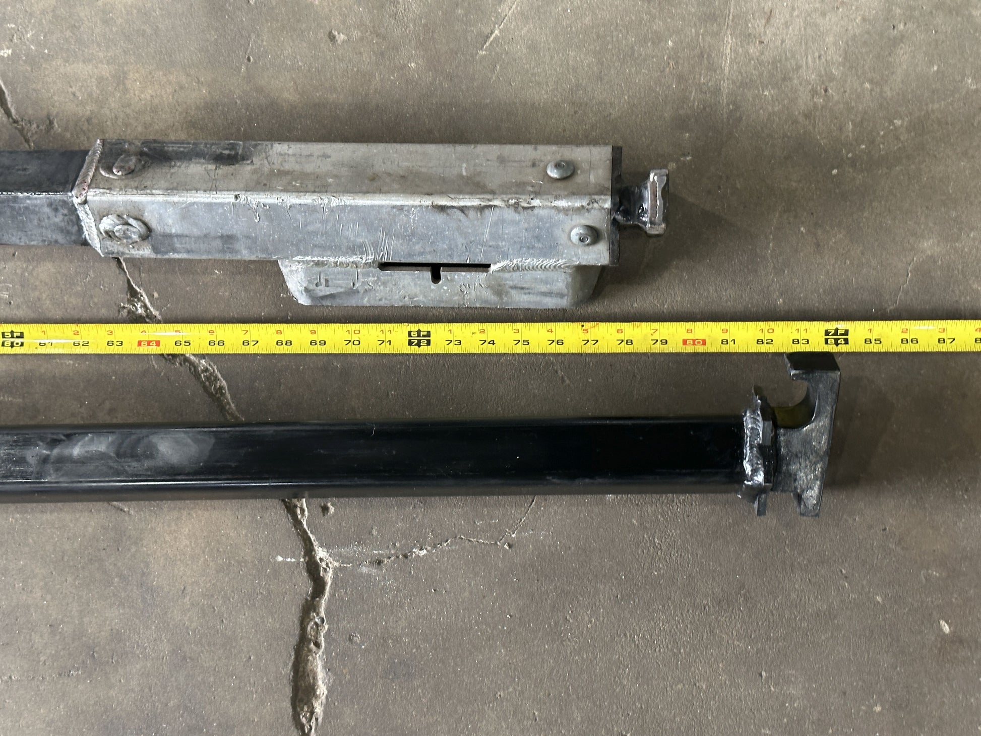 Collins Aluminum SLX Dolly with 4.80 tires on steel rims and 90in Maverick Hybrid axles