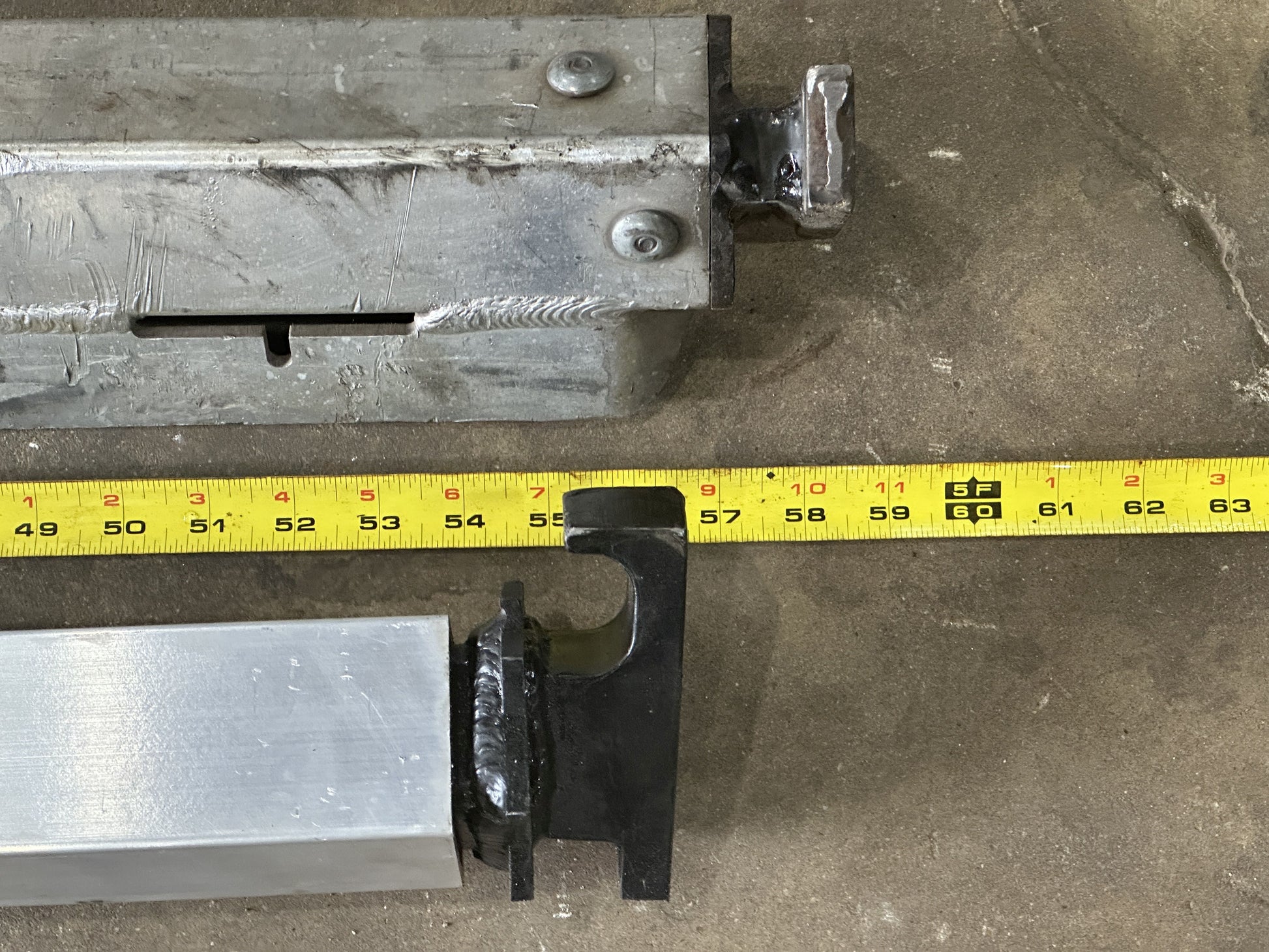 Collins Aluminum SLX Dolly with 4.80 tires on steel rims and 90in Maverick Hybrid axles