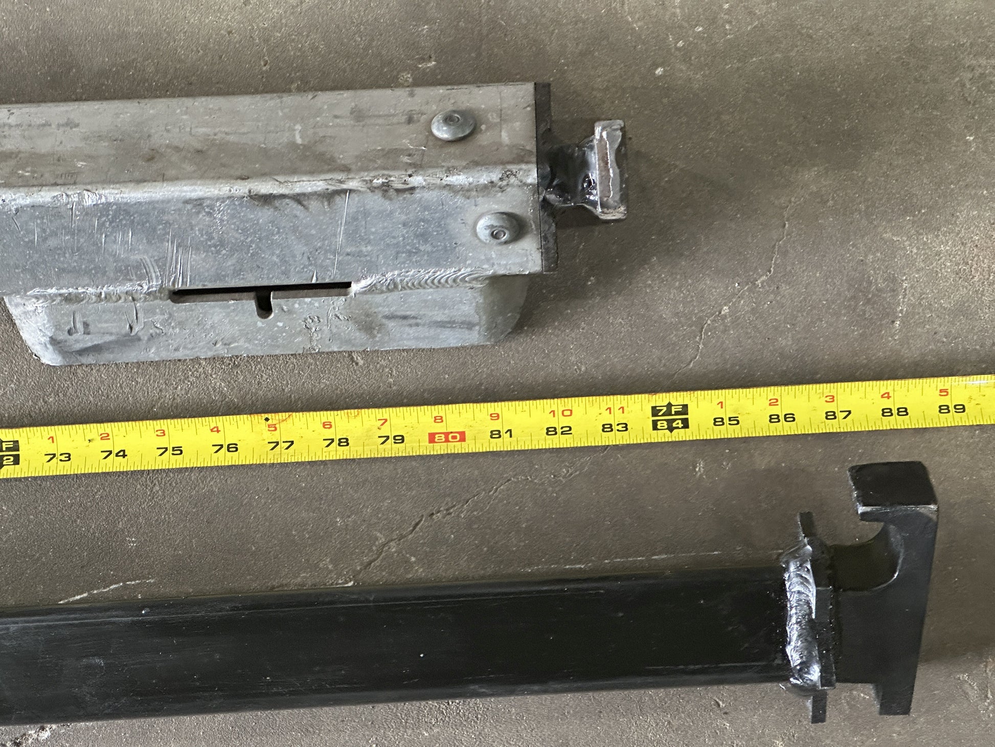 Collins Aluminum SLX Dolly with 4.80 tires on steel rims and 90in Maverick Hybrid axles