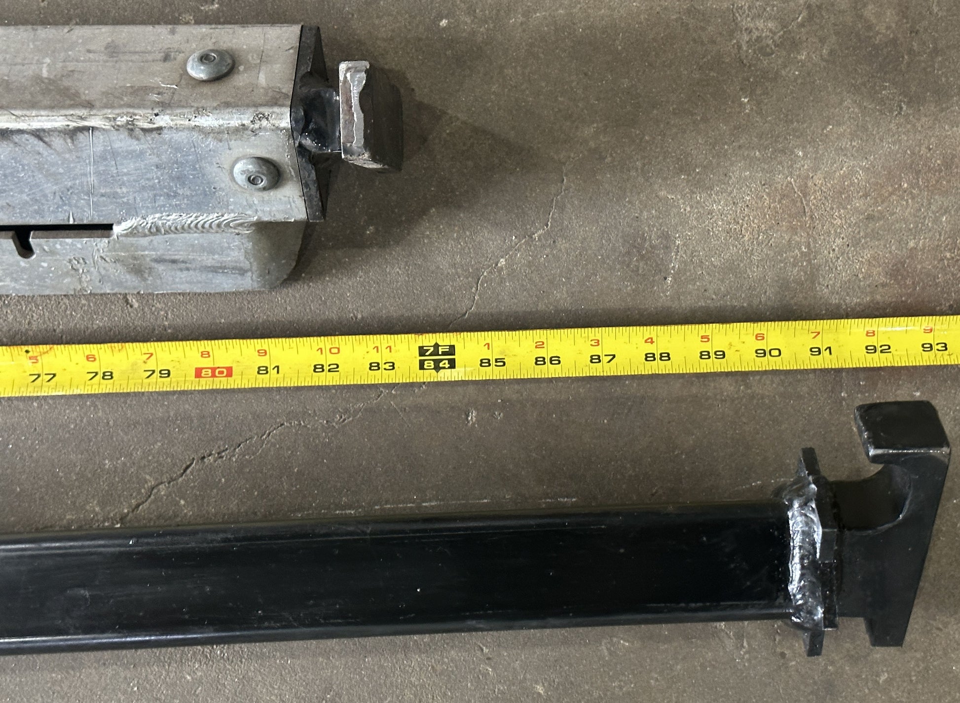 Collins Aluminum SLX Dolly with 4.80 tires on steel rims and 90in Maverick Hybrid axles