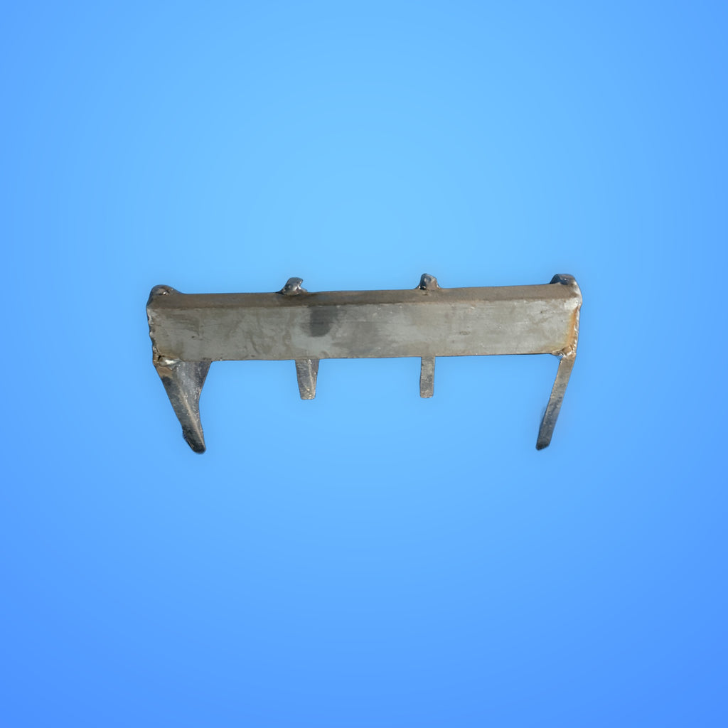 Weldable replacement fin/axle bracket/pole holder for bottom on In The Ditch dolly
