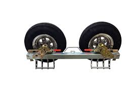 Collins Aluminum SLX Dolly with 4.80 tires on steel rims and 90in Maverick Hybrid axles